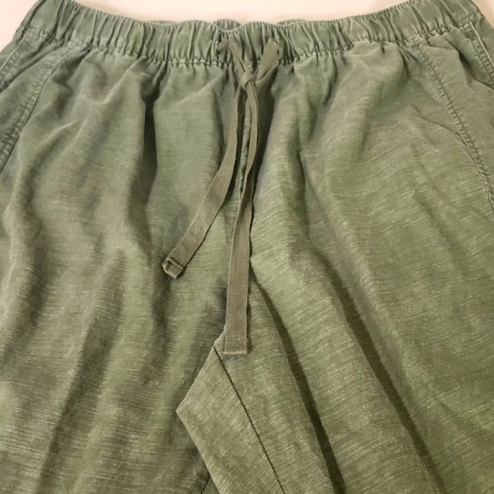 Lane Bryant Green Joggers Relaxed Fit Elastic Waist Size 22/24W PLUS